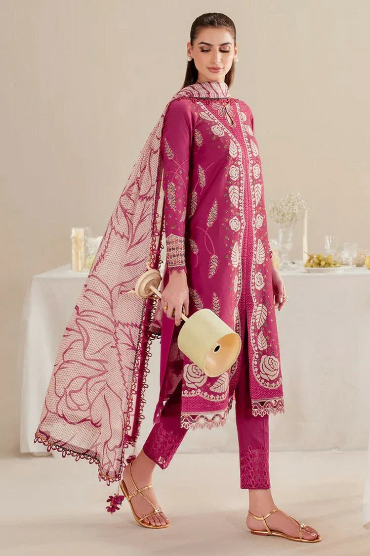 Picture of Jazmin - Iris Luxury Lawn Eid Collection - Design 05 - Unstitched - Available at Raja Sahib