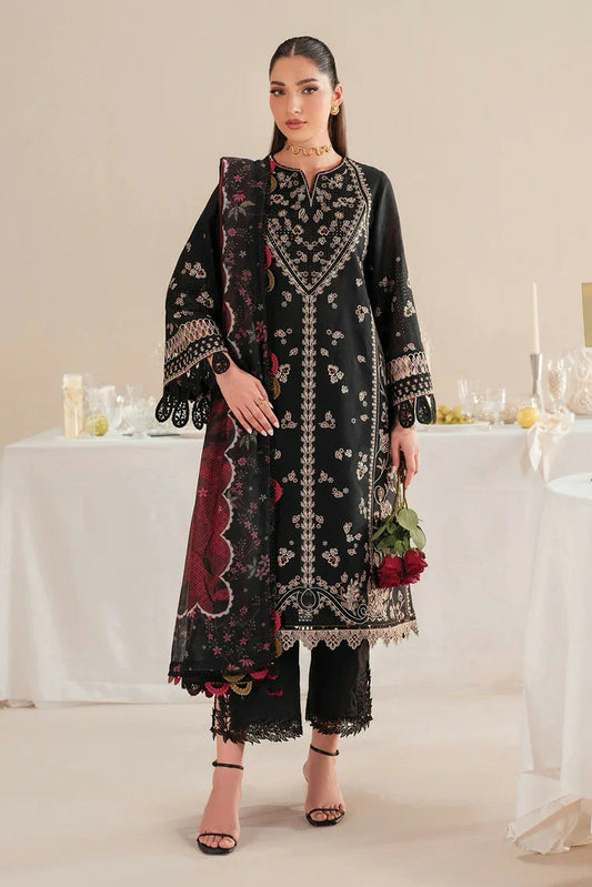 Picture of Jazmin - Iris Luxury Lawn Eid Collection - Design 07 - Unstitched - Available at Raja Sahib