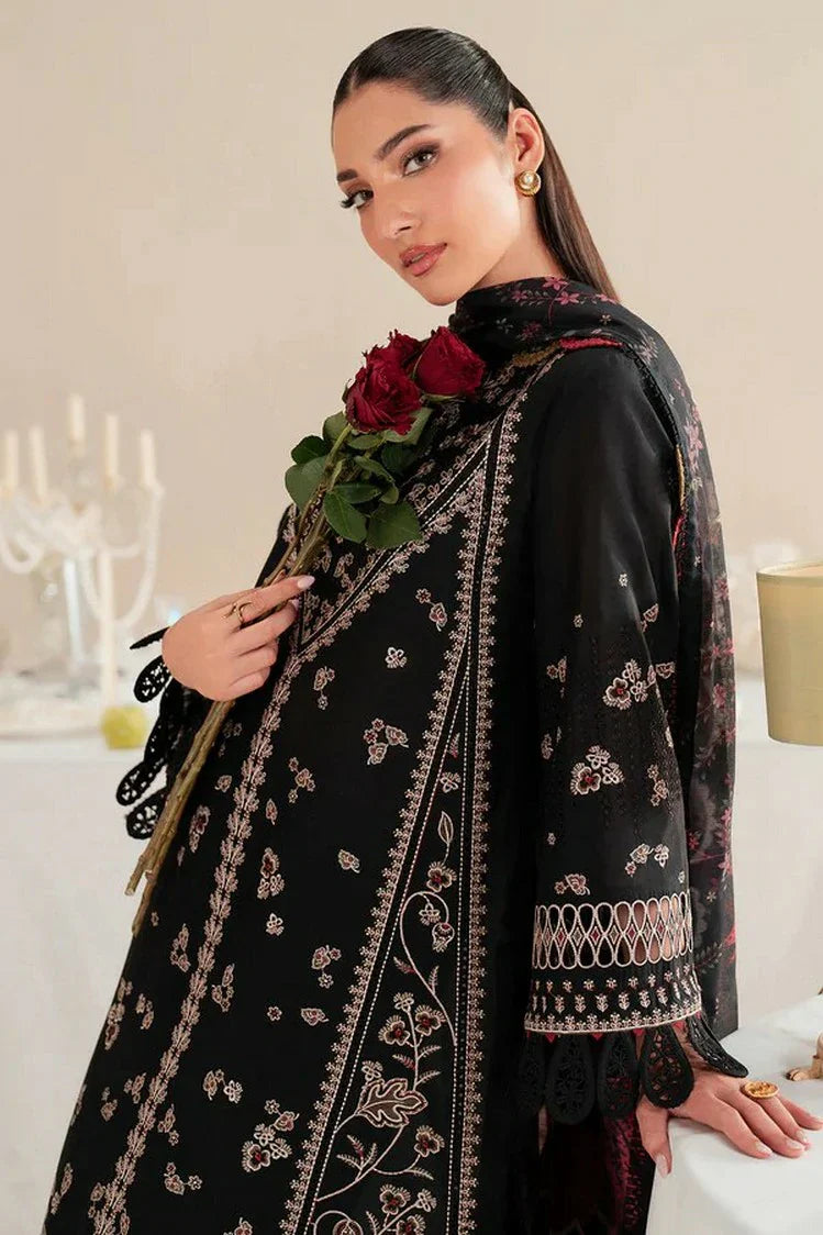 Picture of Jazmin - Iris Luxury Lawn Eid Collection - Design 07 - Unstitched - Available at Raja Sahib