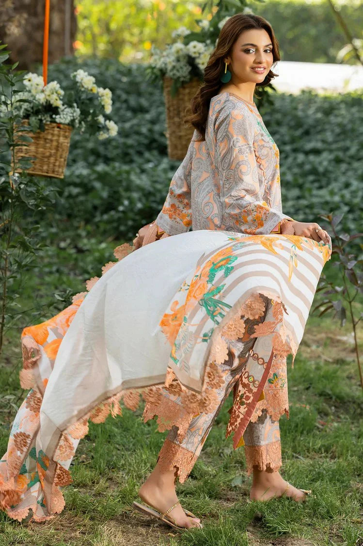 Picture of Charizma - Range Embroidered Lawn Collection Vol 1 - CRN5-07 - Unstitched - Available at Raja Sahib