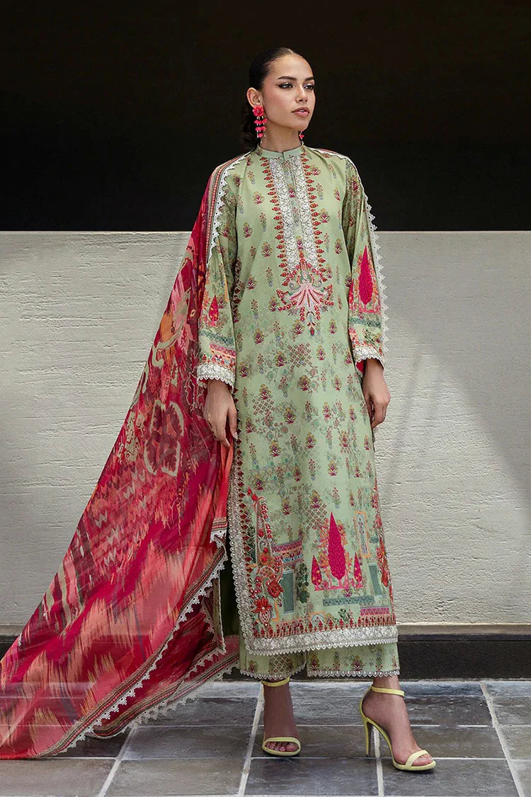 Picture of Zainab Chottani - Tahra Lawn Collection - ZAIRA-10-UNS - Unstitched - Available at Raja Sahib