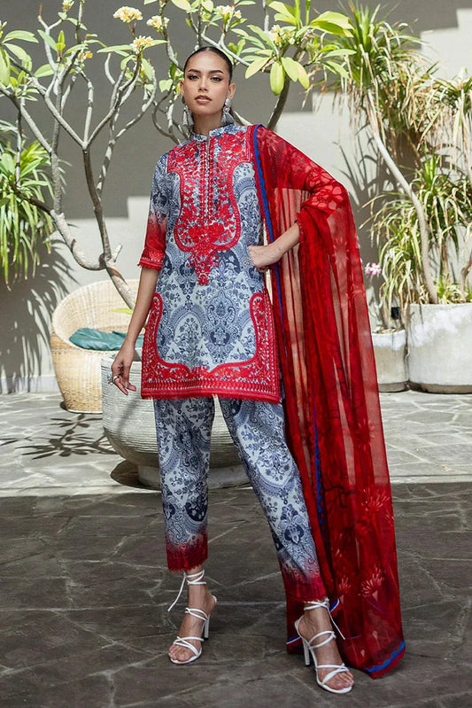 Picture of Zainab Chottani - Tahra Lawn Collection - SYRA-16-UNS - Unstitched - Available at Raja Sahib