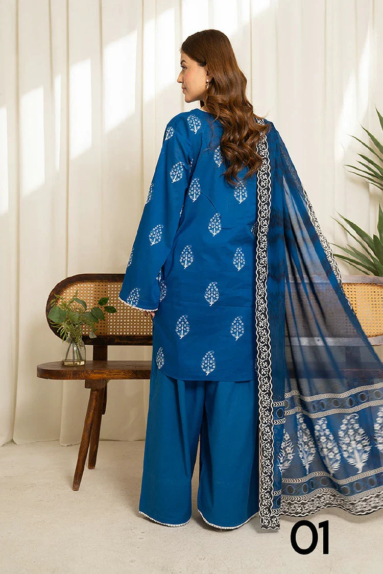 Picture of Zara Shahjahan - Sule Lawn Collection Vol 1 - Design-01 - Unstitched - Available at Raja Sahib