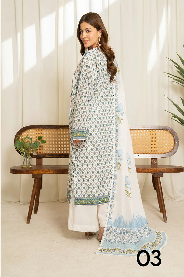 Picture of Zara Shahjahan - Sule Lawn Collection Vol 1 - Design-03 - Unstitched - Available at Raja Sahib
