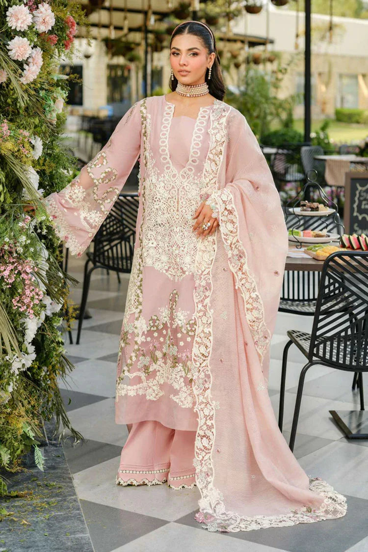 Picture of Elaf - Luxury Lawn Collection Vol 2 - ELH 3B Oh My Rose - Unstitched - Available at Raja Sahib