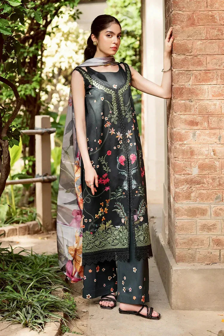 Picture of Asifa & Nabeel - Yakin Lawn Collection - Elysian-(YKL25-11) - Unstitched - Available at Raja Sahib