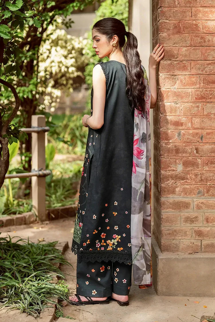 Picture of Asifa & Nabeel - Yakin Lawn Collection - Elysian-(YKL25-11) - Unstitched - Available at Raja Sahib