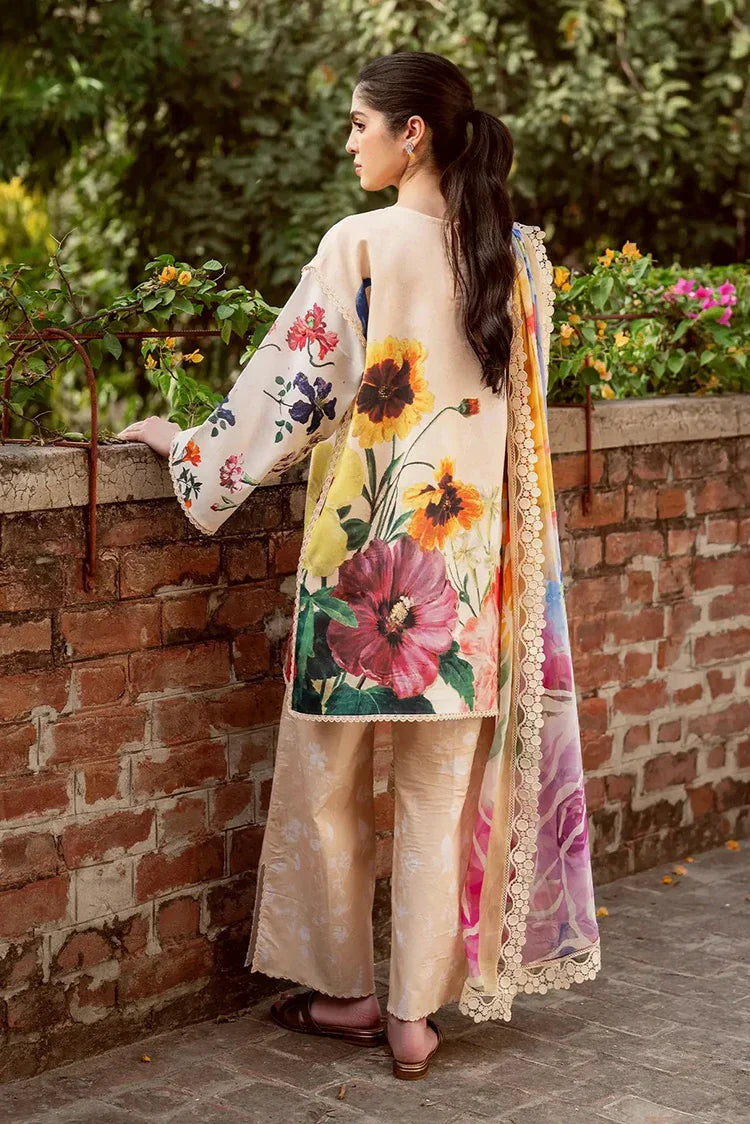 Picture of Asifa & Nabeel - Yakin Lawn Collection - Bloomlight-(YKL25-13) - Unstitched - Available at Raja Sahib