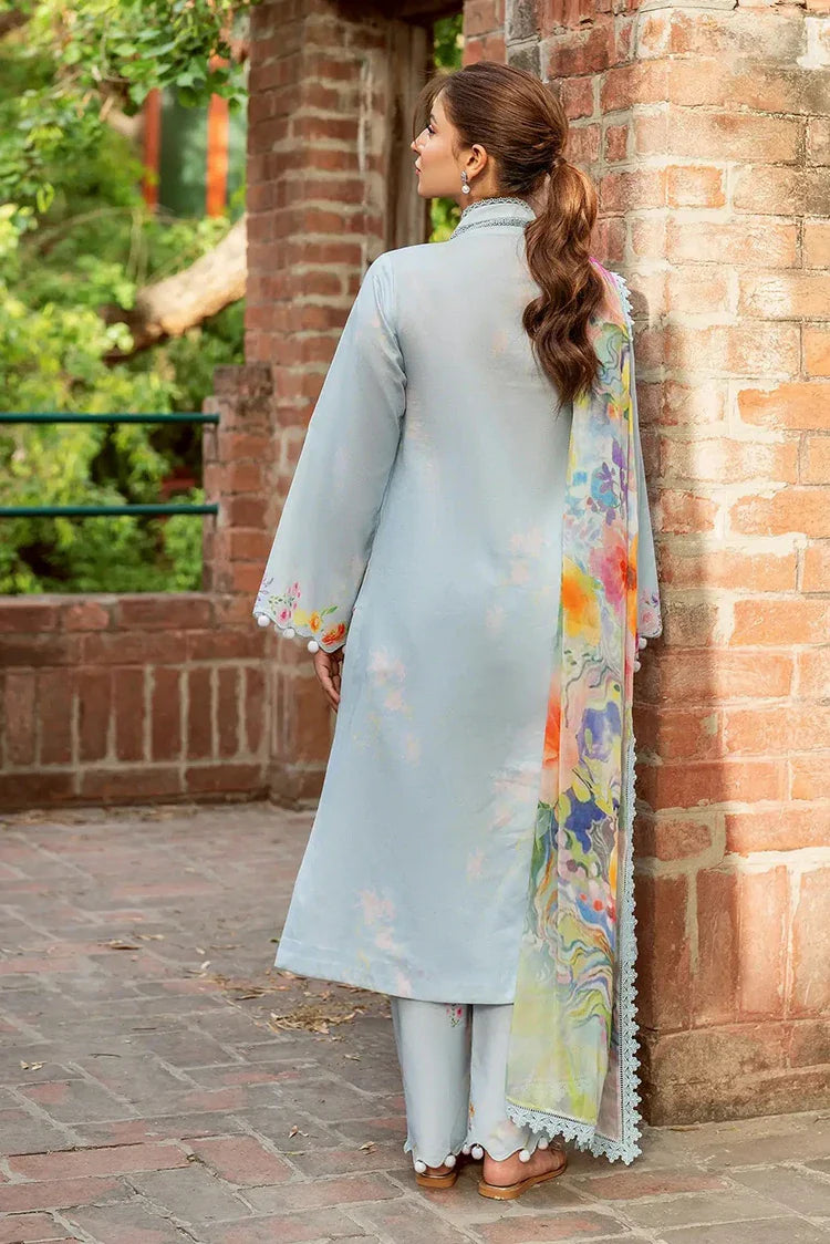 Picture of Asifa & Nabeel - Yakin Lawn Collection - Whisper of Spring-(YKL25-14) - Unstitched - Available at Raja Sahib