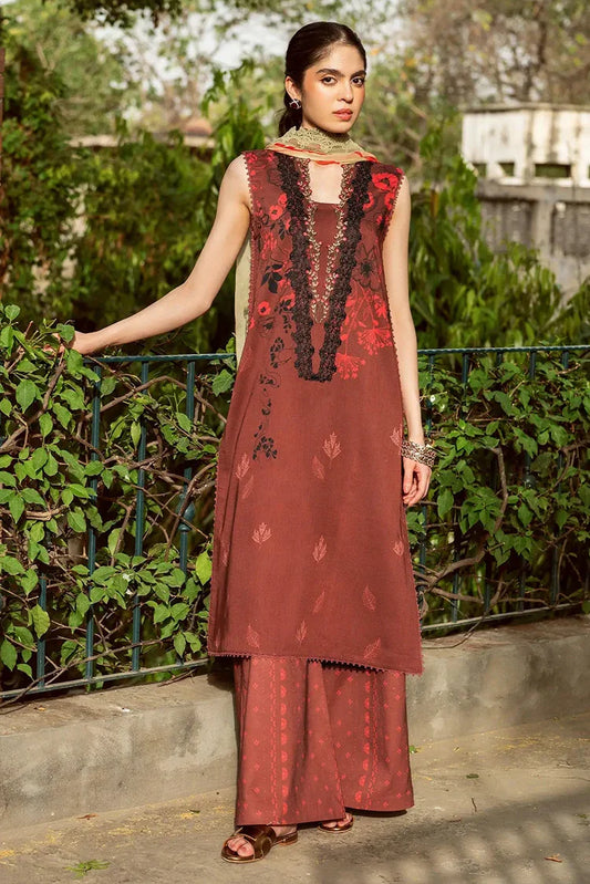 Picture of Asifa & Nabeel - Yakin Lawn Collection - Botanic Haze-(YKL25-15) - Unstitched - Available at Raja Sahib