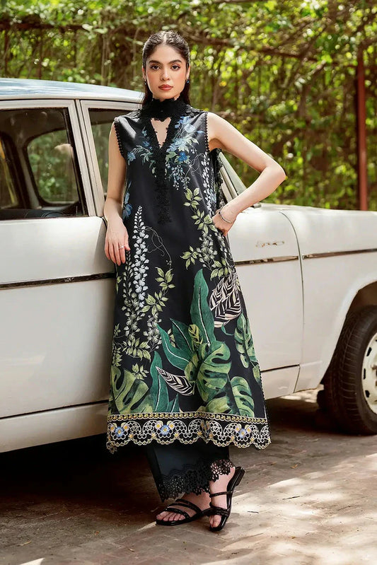 Picture of Asifa & Nabeel - Yakin Lawn Collection - Secret Botanica-(YKL25-05) - Unstitched - Available at Raja Sahib