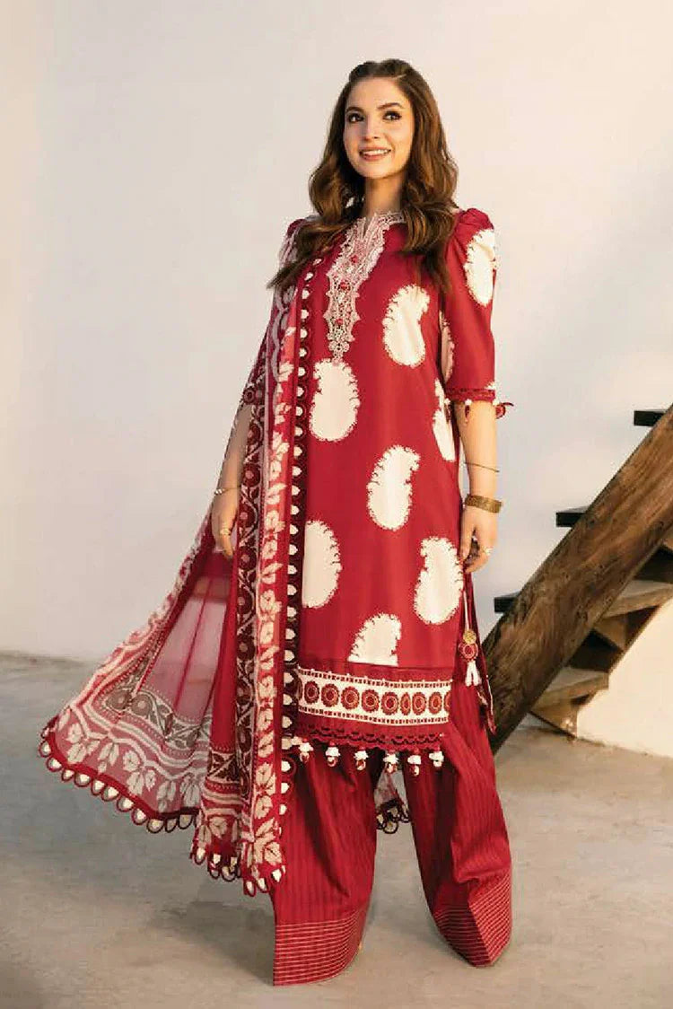 Picture of Maria B - M Basics Lawn Edition Vol 2 - MB-CUS25-911A - Unstitched - Available at Raja Sahib