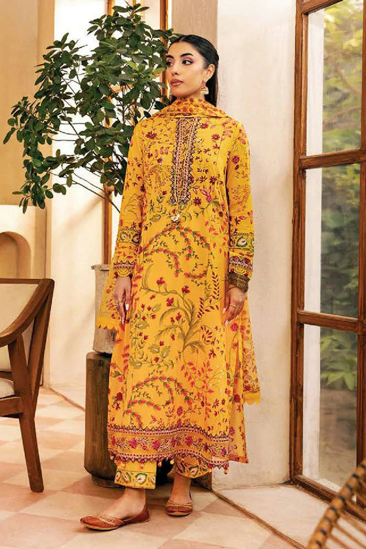 Picture of Maria B - M Basics Lawn Edition Vol 2 - MB-CUS25-912A - Unstitched - Available at Raja Sahib