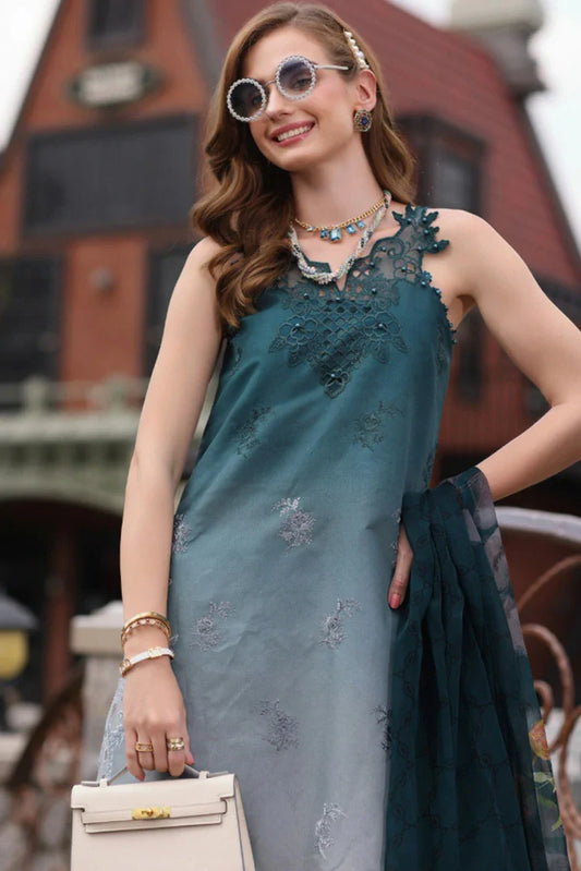 Picture of Noor by Saadia Asad - Noor Eid Luxe Chikankari Collection - Design 10 - Unstitched - Available at Raja Sahib