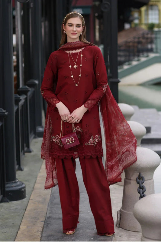 Picture of Noor by Saadia Asad - Noor Eid Luxe Chikankari Collection - Design 01 - Unstitched - Available at Raja Sahib