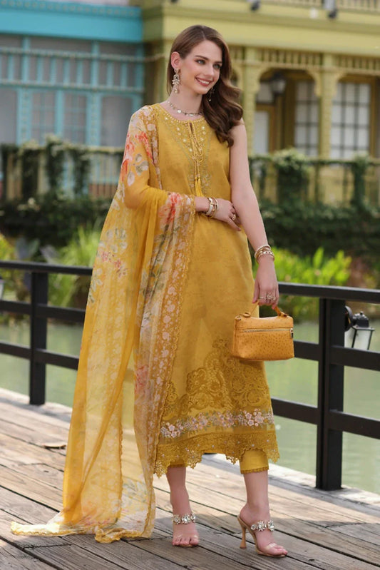 Picture of Noor by Saadia Asad - Noor Eid Luxe Chikankari Collection - Design 03 - Unstitched - Available at Raja Sahib