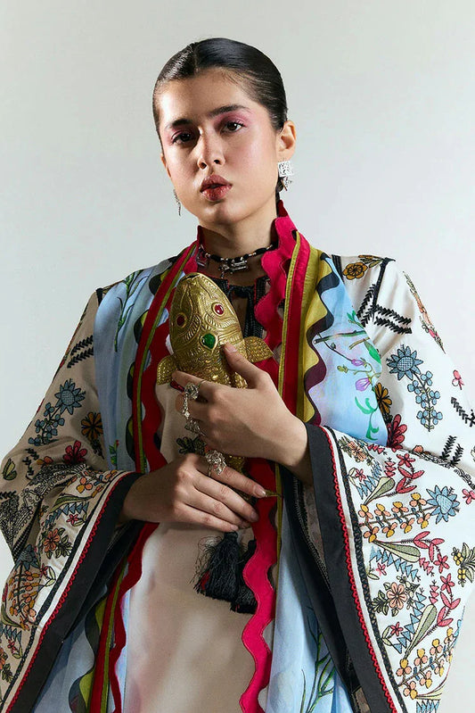 Picture of Hussain Rehar - Jugnu Spring Summer Edit 2 - 02 Tiya - Unstitched - Available at Raja Sahib