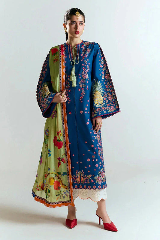 Picture of Hussain Rehar - Jugnu Spring Summer Edit 2 - 03 Darya - Unstitched - Available at Raja Sahib