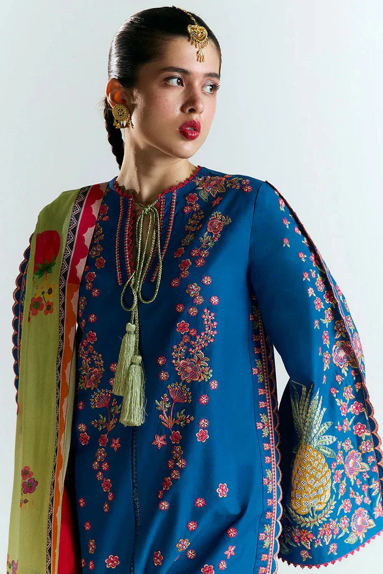 Picture of Hussain Rehar - Jugnu Spring Summer Edit 2 - 03 Darya - Unstitched - Available at Raja Sahib