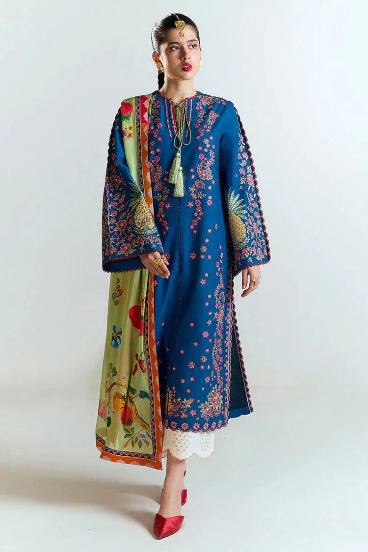 Picture of Hussain Rehar - Jugnu Spring Summer Edit 2 - 03 Darya - Unstitched - Available at Raja Sahib