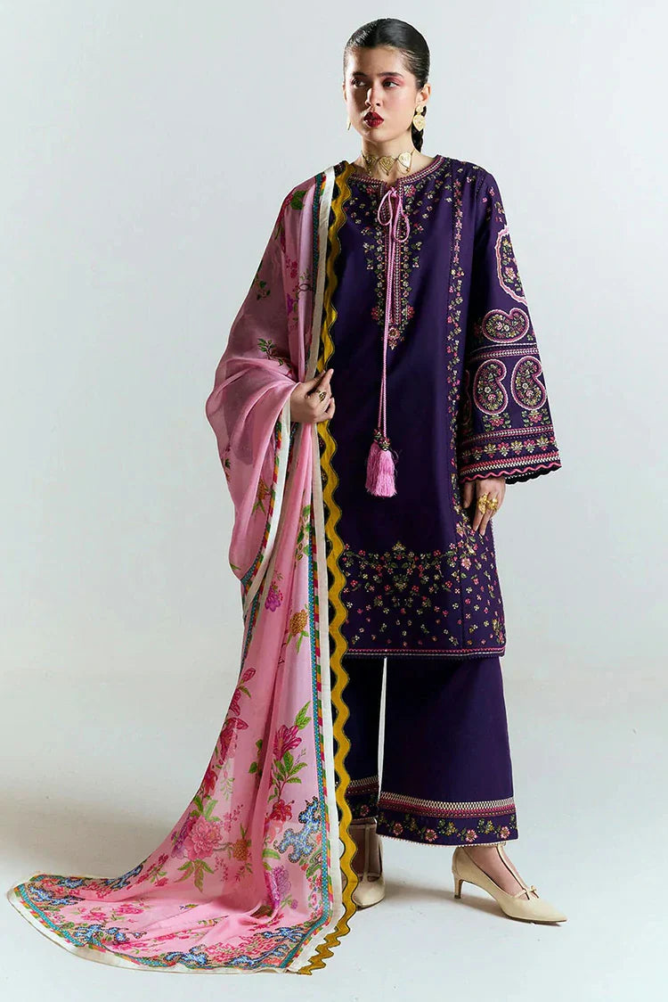 Picture of Hussain Rehar - Jugnu Spring Summer Edit 2 - 05 Sagar - Unstitched - Available at Raja Sahib