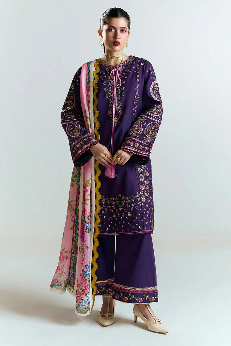 Picture of Hussain Rehar - Jugnu Spring Summer Edit 2 - 05 Sagar - Unstitched - Available at Raja Sahib