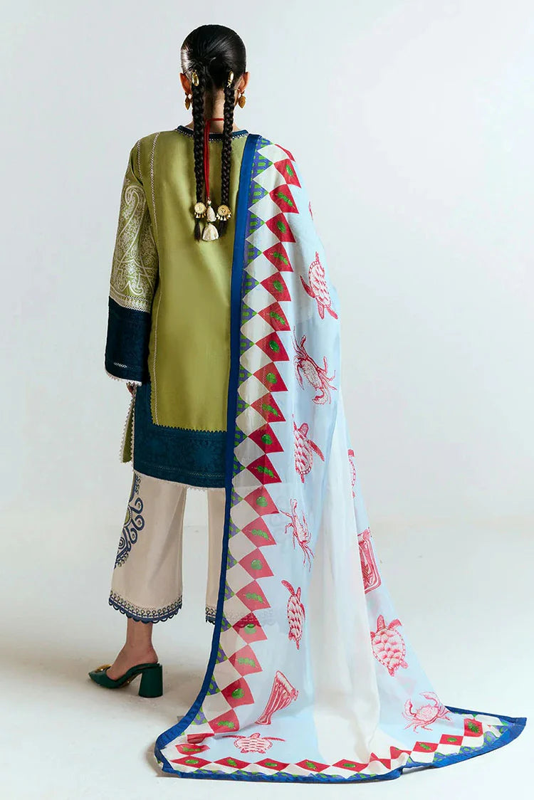 Picture of Hussain Rehar - Jugnu Spring Summer Edit 2 - 06 Bia - Unstitched - Available at Raja Sahib