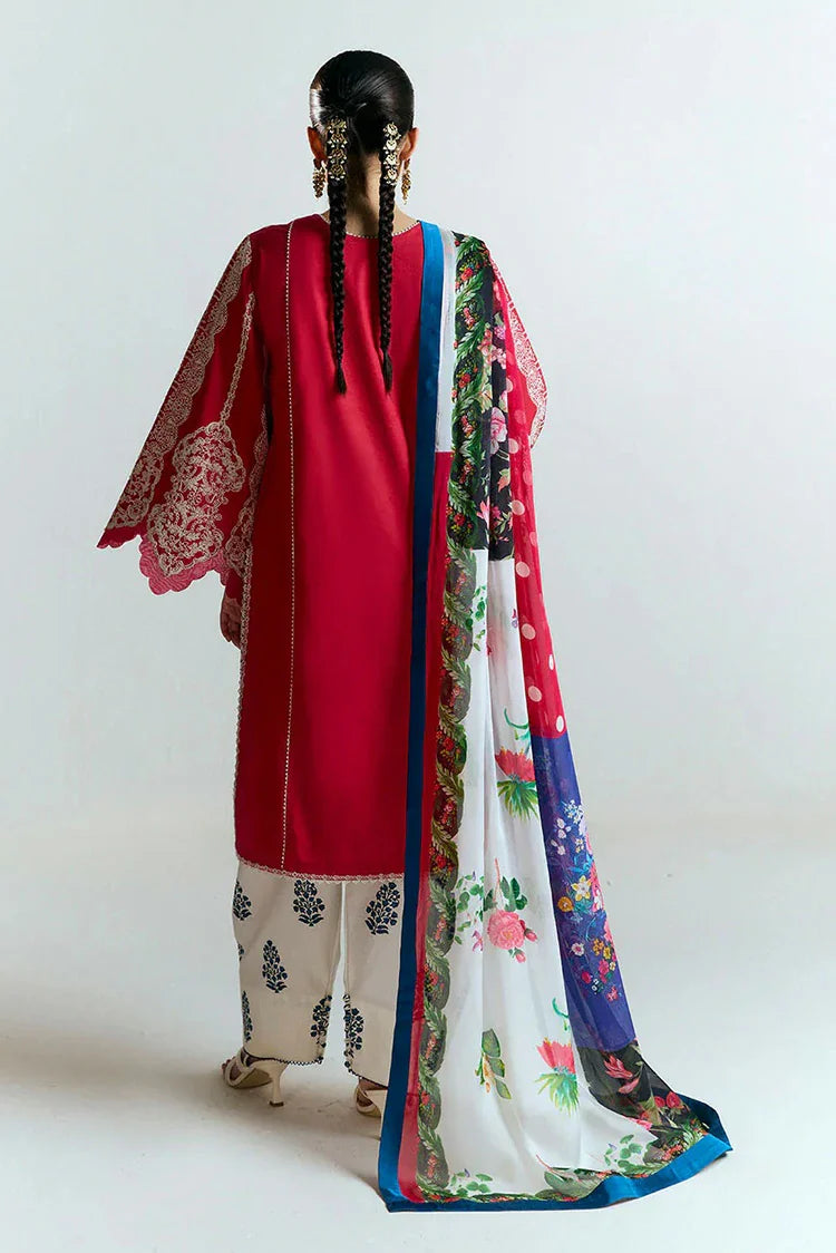 Picture of Hussain Rehar - Jugnu Spring Summer Edit 2 - 08 Ahiti - Unstitched - Available at Raja Sahib