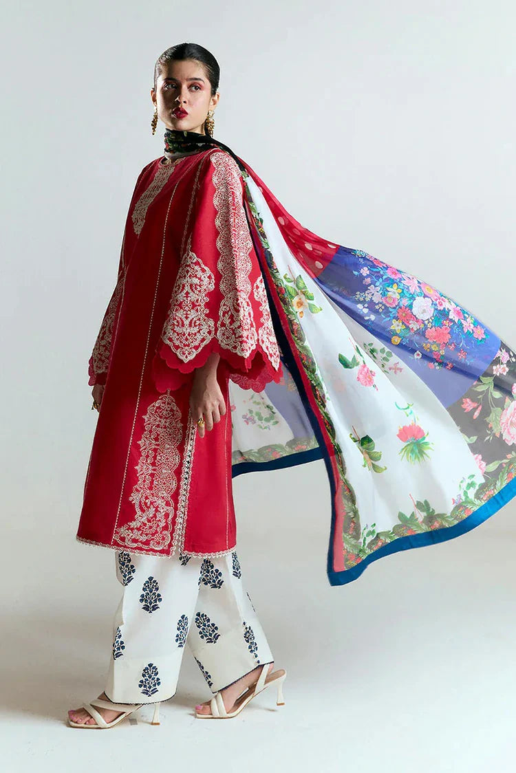 Picture of Hussain Rehar - Jugnu Spring Summer Edit 2 - 08 Ahiti - Unstitched - Available at Raja Sahib