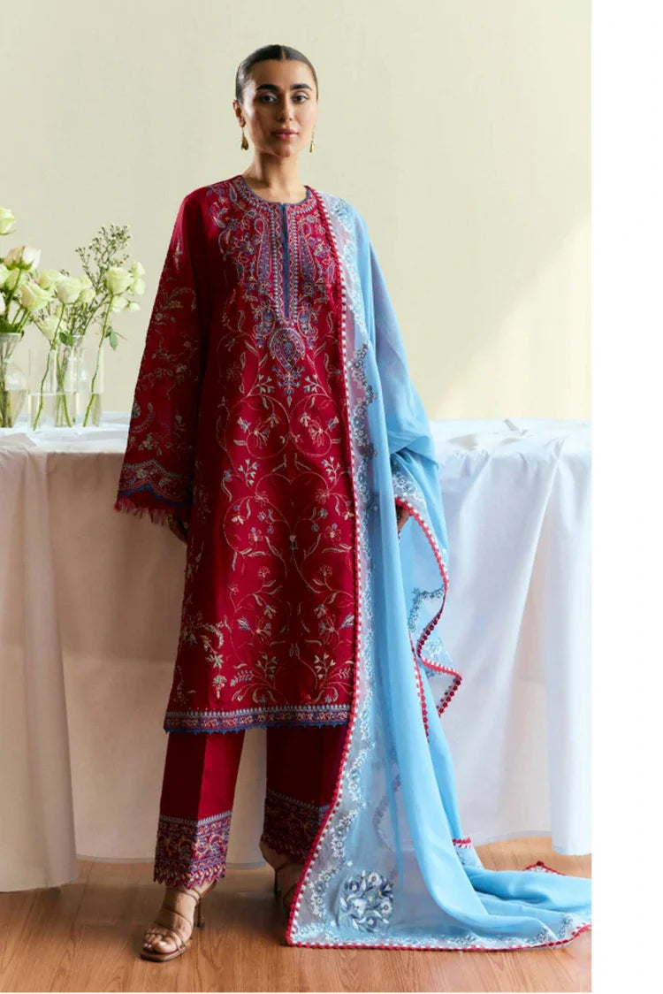 Picture of Zara Shahjahan - Coco Luxury Eid Ul Azha Edit - OPAL-D1 - Unstitched - Available at Raja Sahib