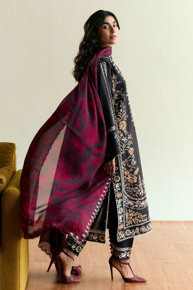 Picture of Zara Shahjahan - Coco Luxury Eid Ul Azha Edit - VELOUR-D2 - Unstitched - Available at Raja Sahib