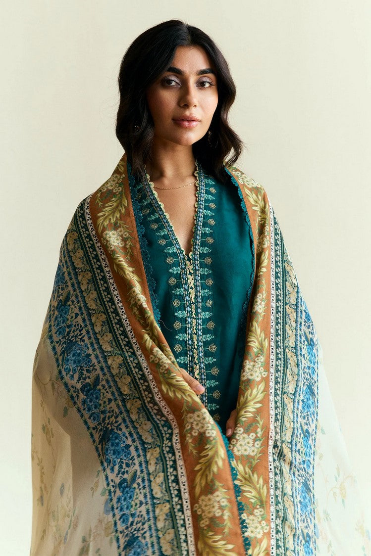 Picture of Zara Shahjahan - Coco Luxury Eid Ul Azha Edit - MARIGOLD-D4 - Unstitched - Available at Raja Sahib