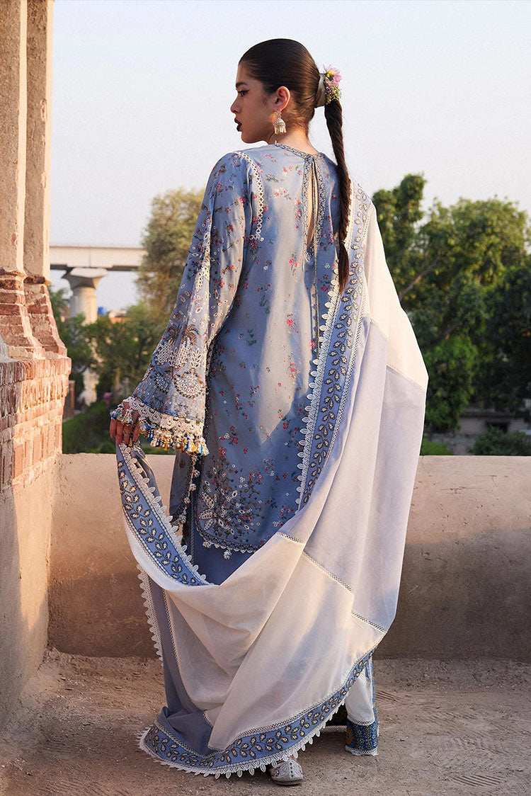 Picture of Hussain Rehar - Nirmal Embroidered Lawn Eid Collection - 07 Fira - Unstitched - Available at Raja Sahib