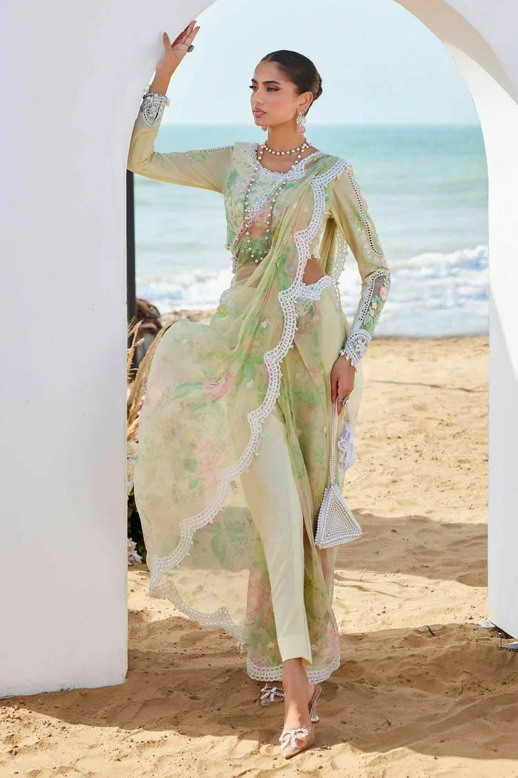 Picture of Maria B - Eid Ul Azha Luxury Lawn Collection - EL25-04 - Unstitched - Available at Raja Sahib