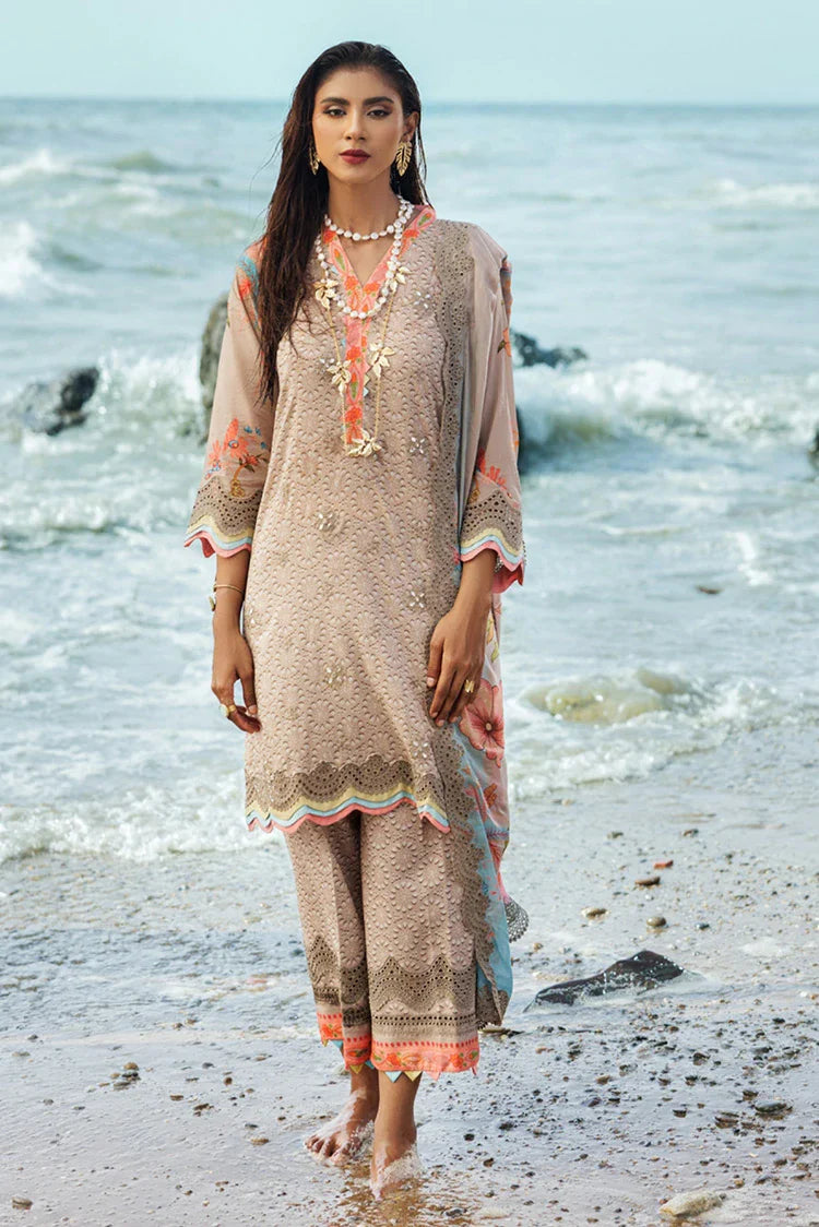 Picture of Charizma - Basant Embroidered Printed Lawn Collection Vol 1 - BAS5-10 - Unstitched - Available at Raja Sahib