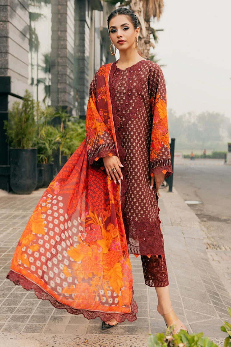 Picture of Charizma - Basant Embroidered Printed Lawn Collection Vol 1 - BAS5-02 - Unstitched - Available at Raja Sahib