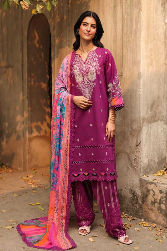 Picture of Charizma - Basant Embroidered Printed Lawn Collection Vol 1 - BAS5-04 - Unstitched - Available at Raja Sahib