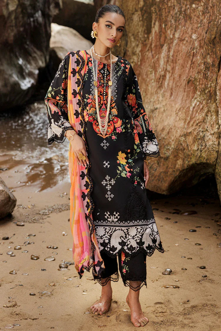 Picture of Charizma - Basant Embroidered Printed Lawn Collection Vol 1 - BAS5-07 - Unstitched - Available at Raja Sahib