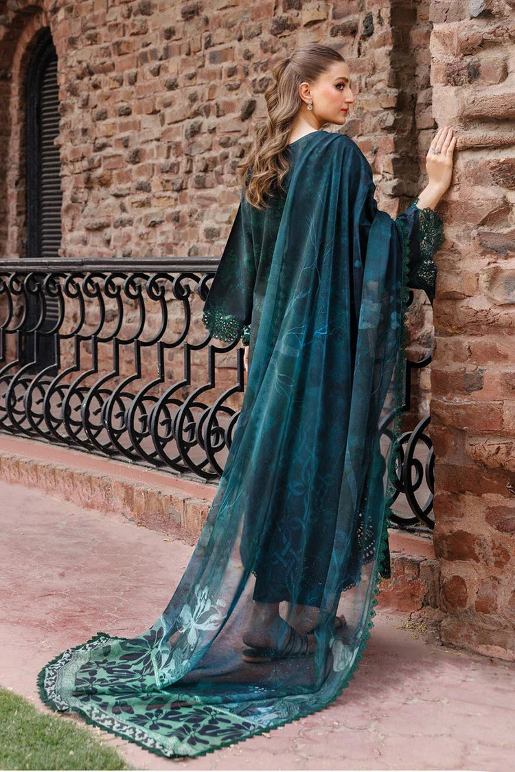 Picture of Farasha - Seraya Embroidered Lawn Collection - 04 PERIVEIL - Unstitched - Available at Raja Sahib