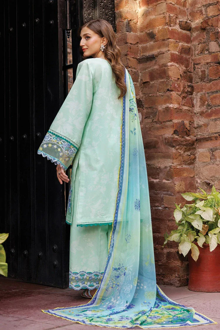 Picture of Farasha - Seraya Embroidered Lawn Collection - 07 MISTELL - Unstitched - Available at Raja Sahib
