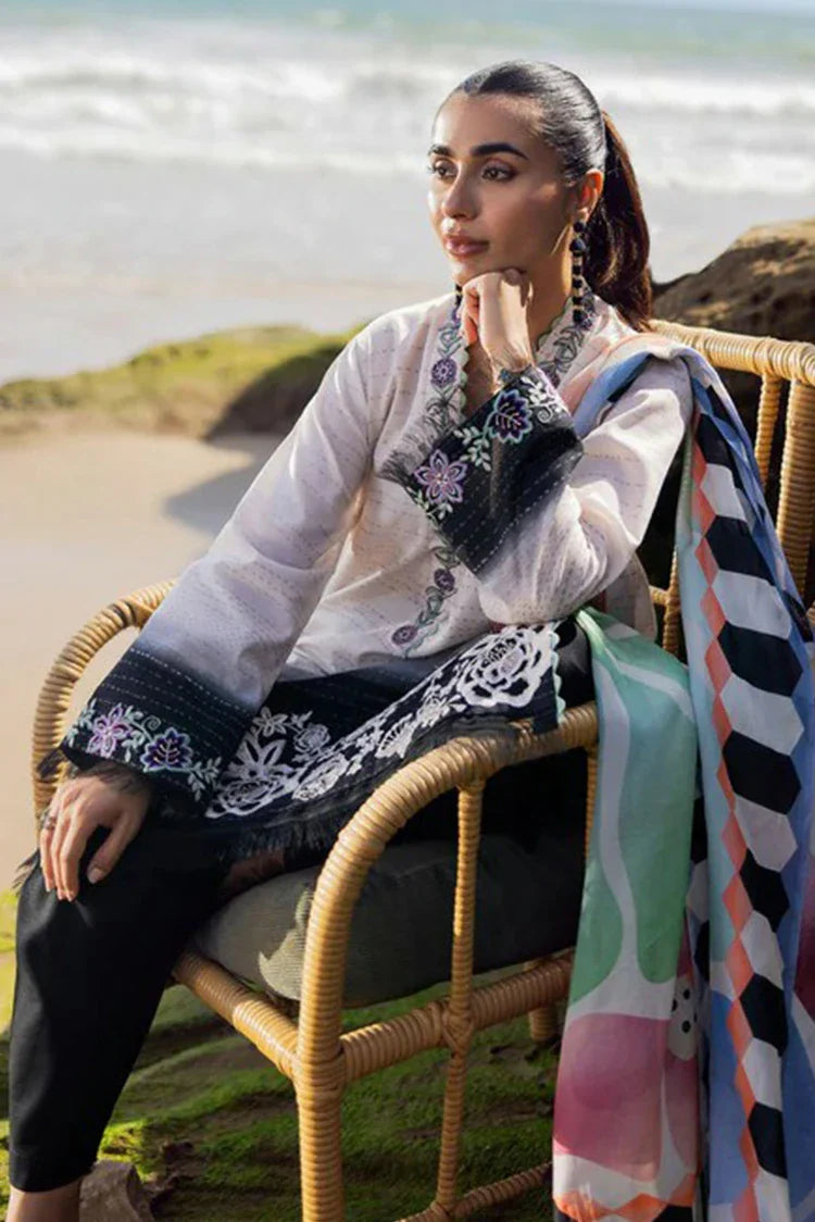 Picture of Sadaf Fawad Khan - Everyday Print Embrodiery Collection - 01 Kantha Rose - Unstitched - Available at Raja Sahib