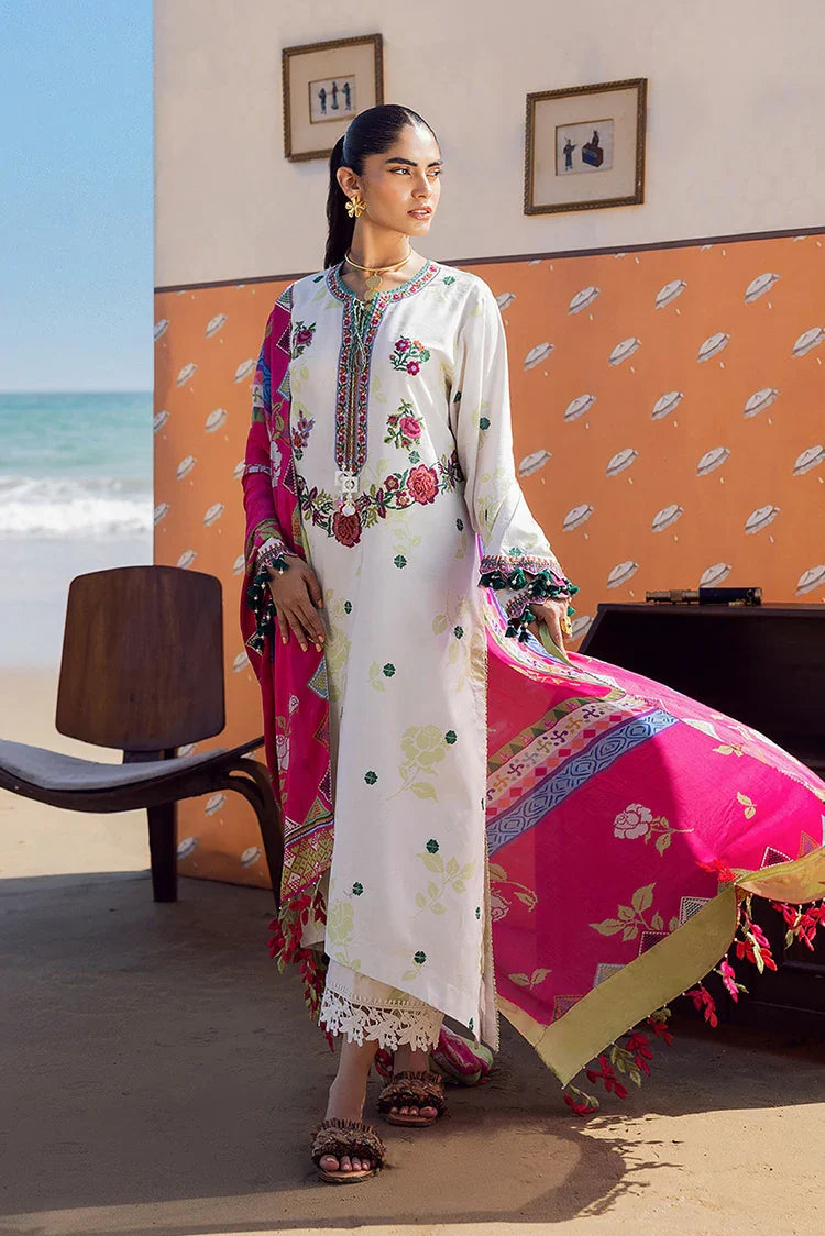 Picture of Sadaf Fawad Khan - Everyday Print Embrodiery Collection - 02 Rosa - Unstitched - Available at Raja Sahib