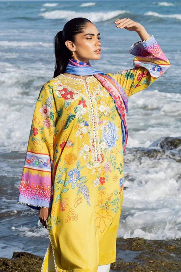 Picture of Sadaf Fawad Khan - Everyday Print Embrodiery Collection - 03 Sea Flora - Unstitched - Available at Raja Sahib