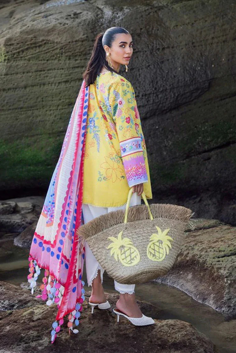 Picture of Sadaf Fawad Khan - Everyday Print Embrodiery Collection - 03 Sea Flora - Unstitched - Available at Raja Sahib