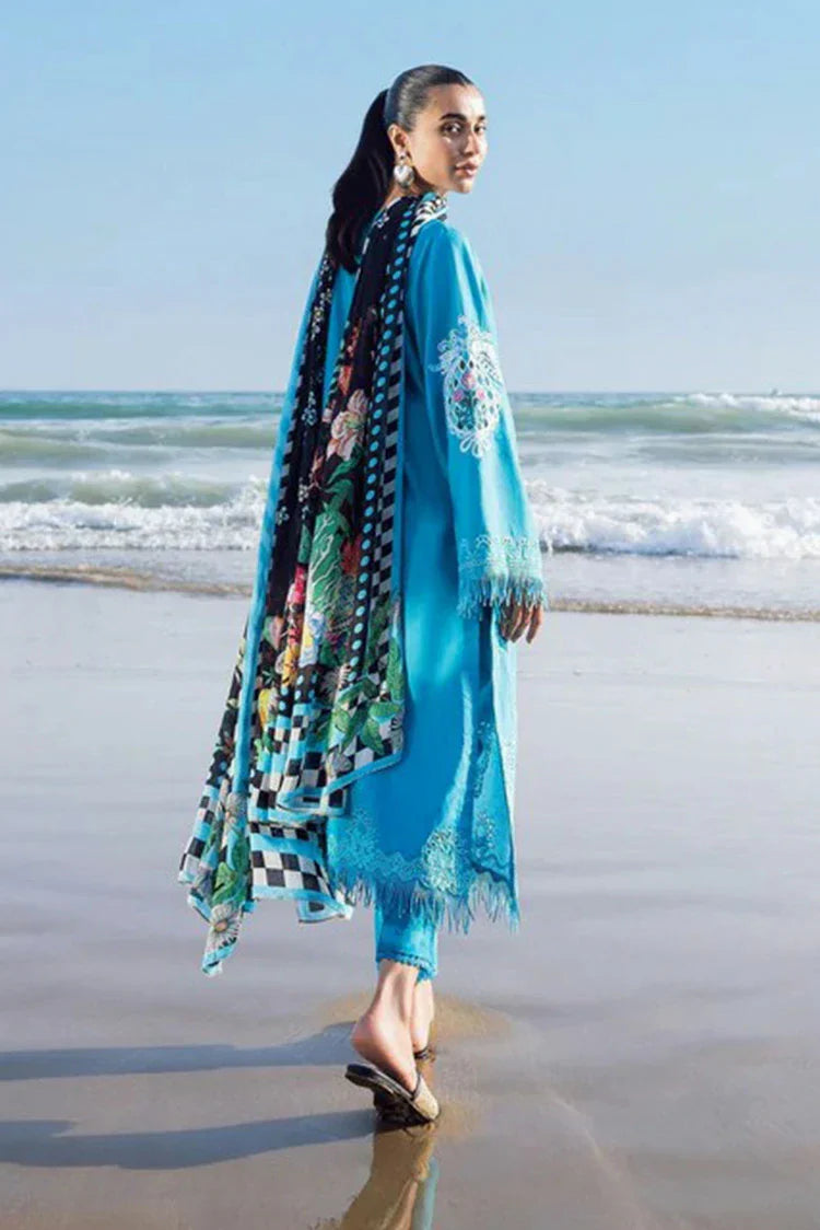 Picture of Sadaf Fawad Khan - Everyday Print Embrodiery Collection - 04 Mystic Sea - Unstitched - Available at Raja Sahib
