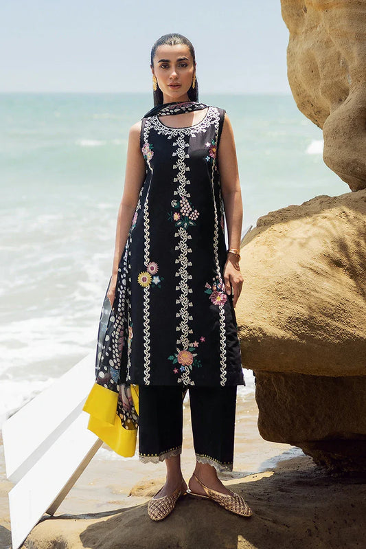 Picture of Sadaf Fawad Khan - Everyday Print Embrodiery Collection - 08 Luna - Unstitched - Available at Raja Sahib