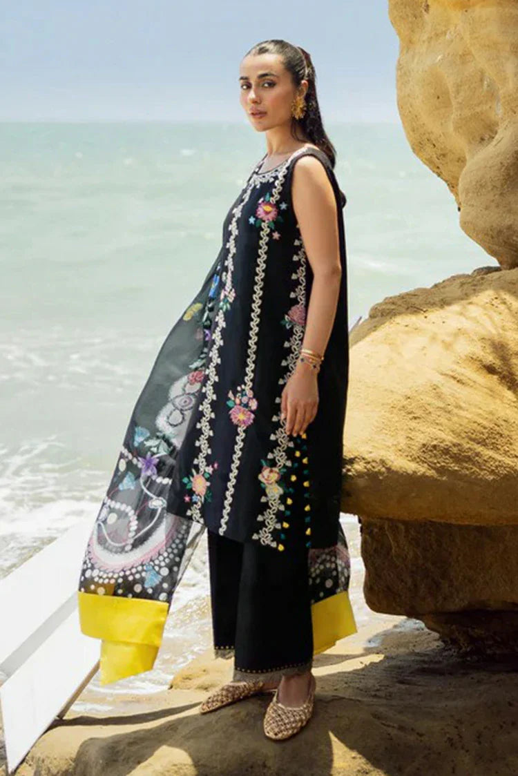 Picture of Sadaf Fawad Khan - Everyday Print Embrodiery Collection - 08 Luna - Unstitched - Available at Raja Sahib