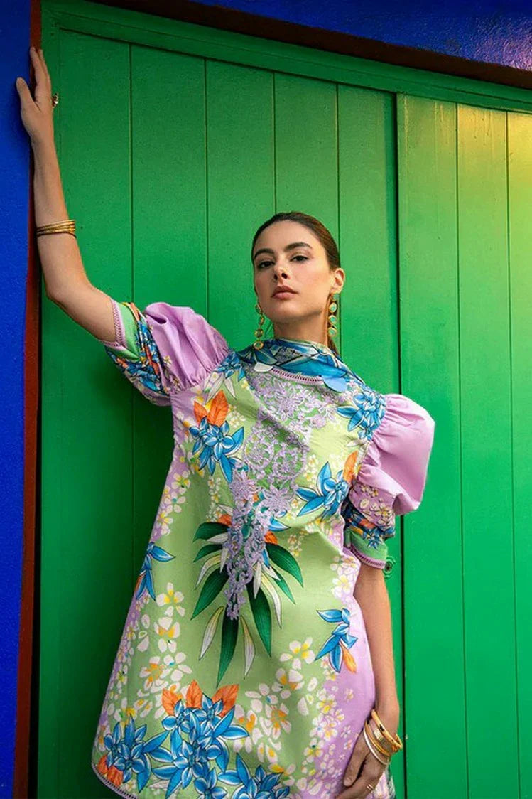 Picture of Mushq - La Dolce Hemline Prints Vol 2 - 8A Ecstasy - Unstitched - Available at Raja Sahib