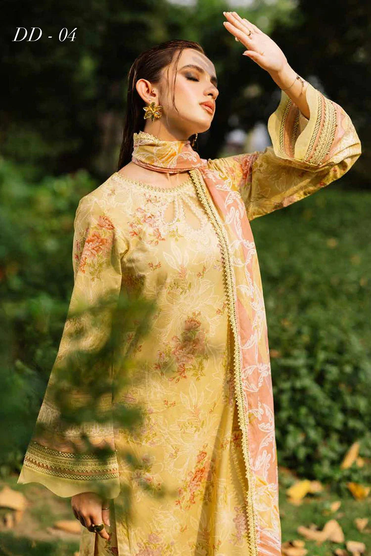 Picture of Nureh - Daily Delights Printed Chikankari Lace Collection - DD-04 - Unstitched - Available at Raja Sahib