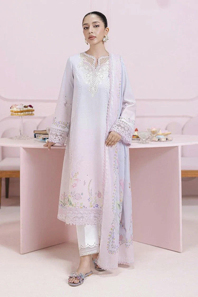 Picture of Qalamkar - Qprints Floral Embroidered Eid Collection - EM-01 (B) BLAIR - Unstitched - Available at Raja Sahib